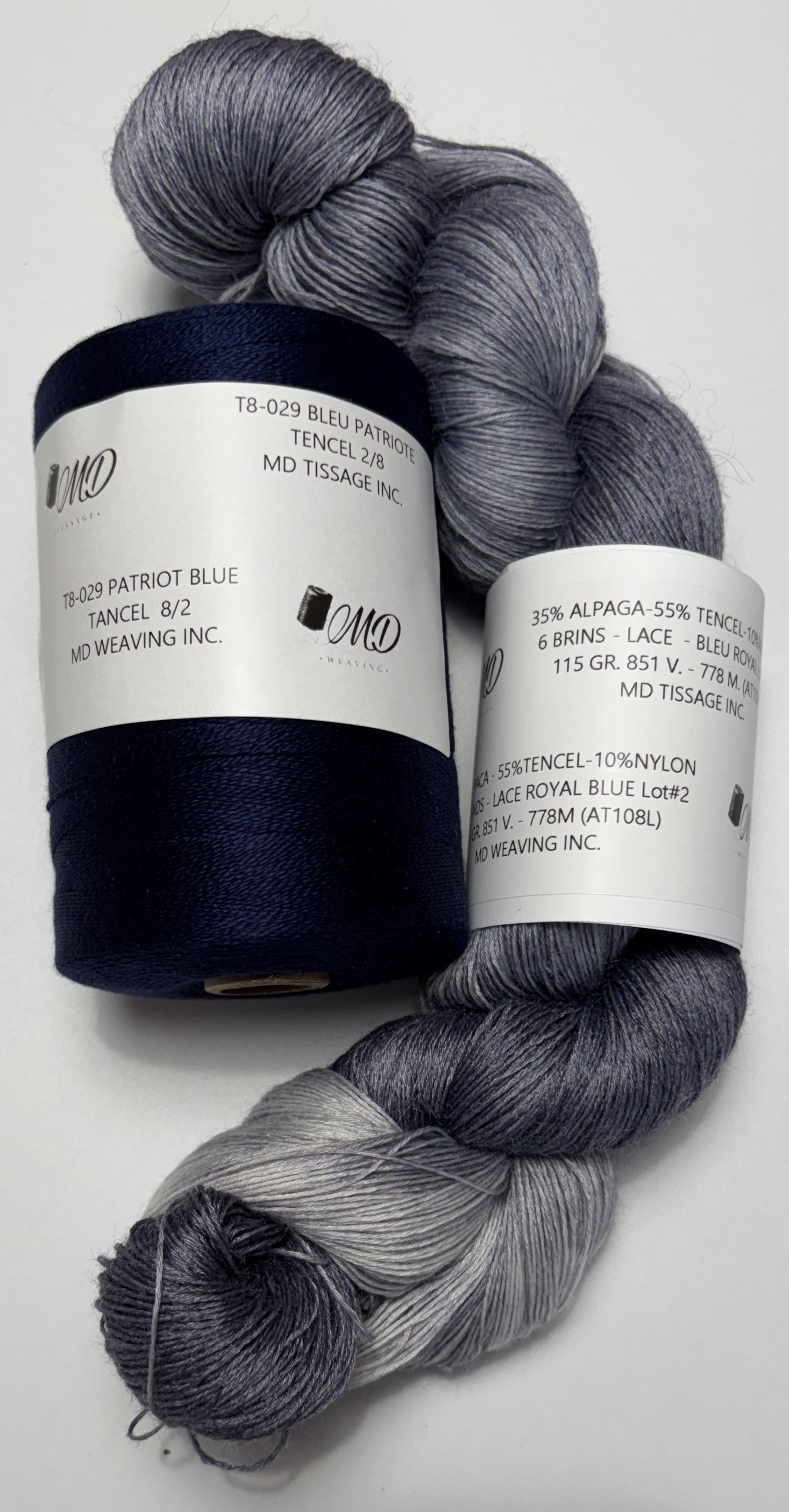 Enssemble de tissage d'écharpe, Alpaga Tencel