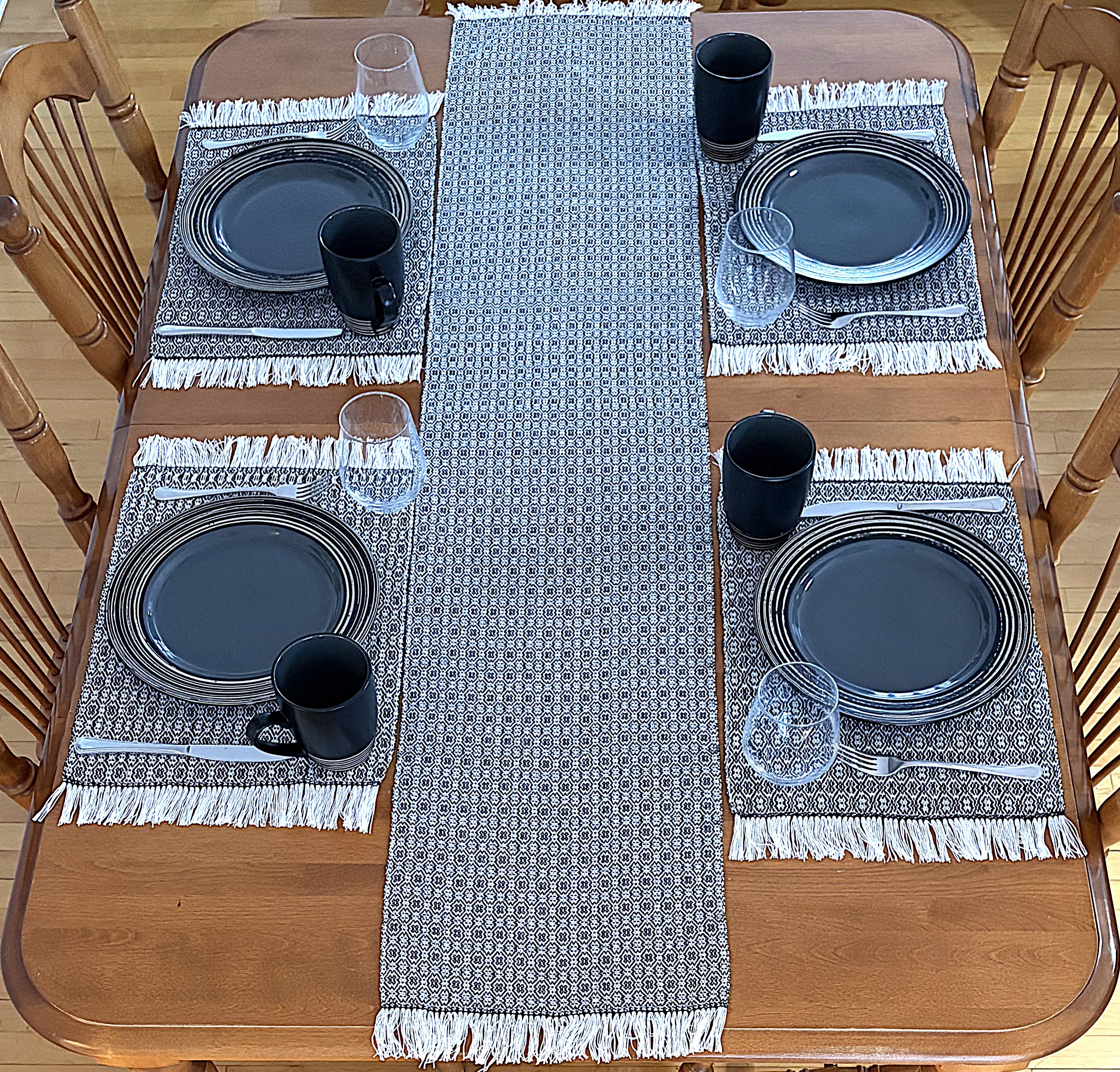 Ensemble de chemin de table et napperons, Coton 2/8