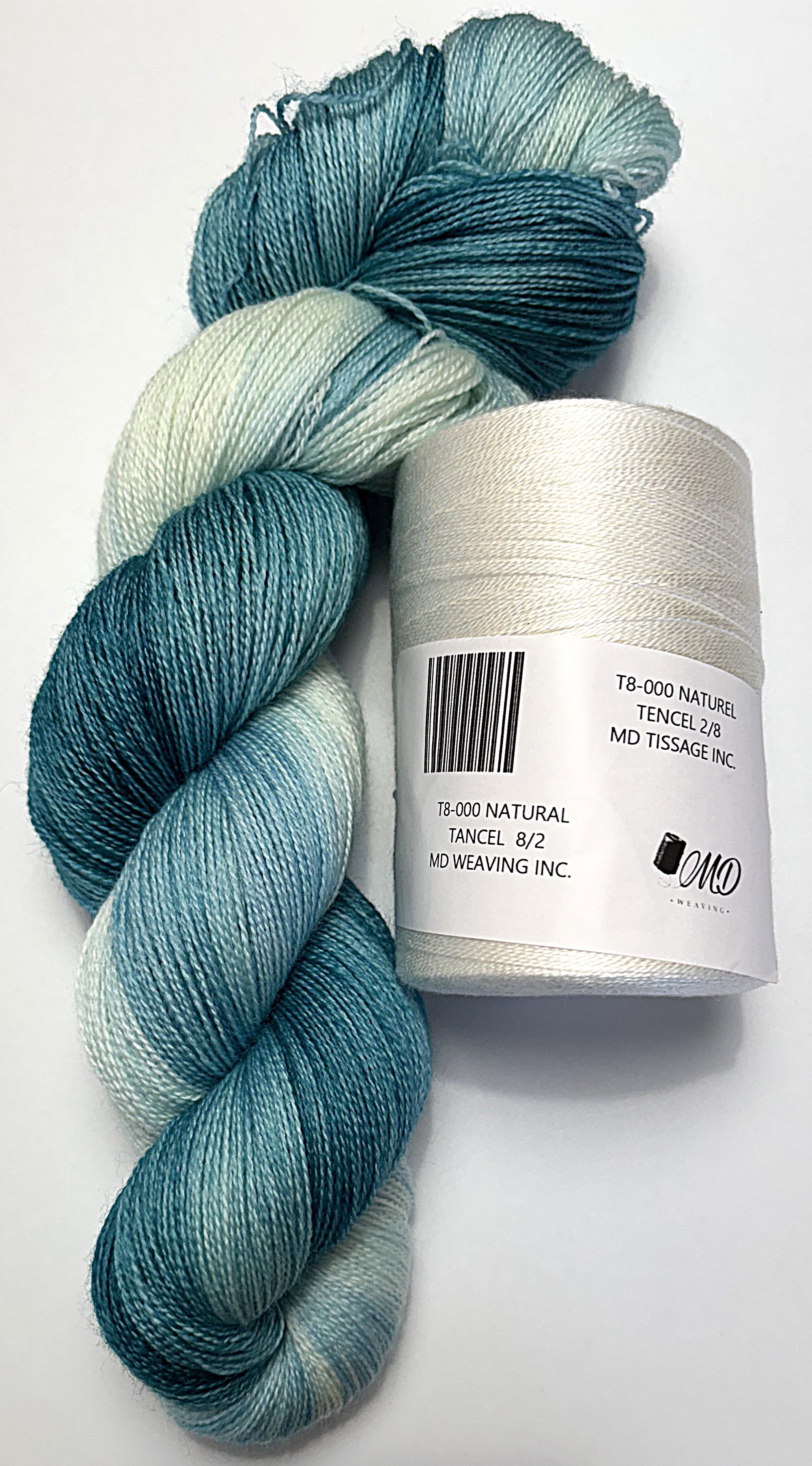 Ensemble de tissage d'écharpe, Merino / Tencel