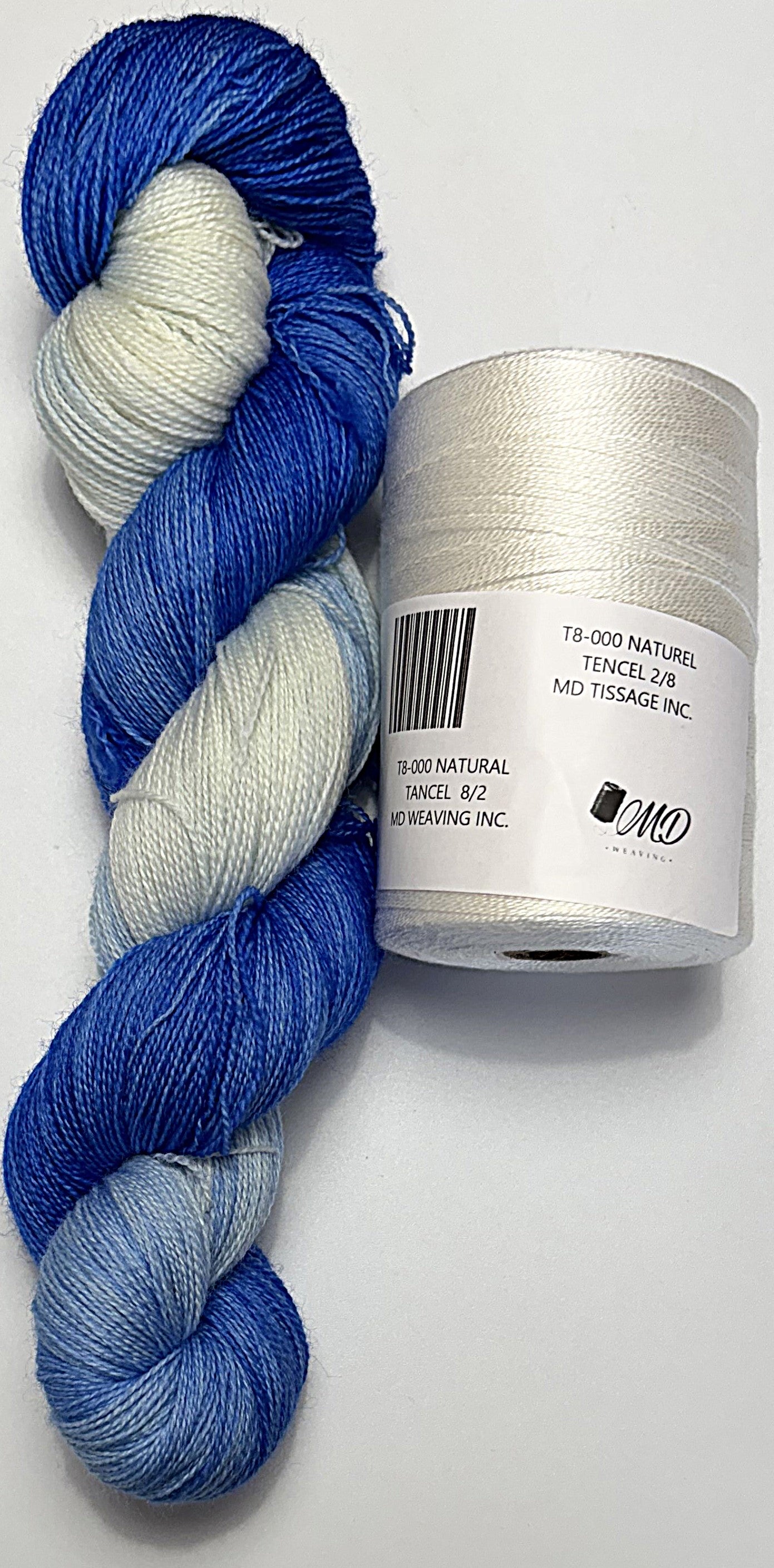 Ensemble de tissage d'écharpe, Merino / Tencel