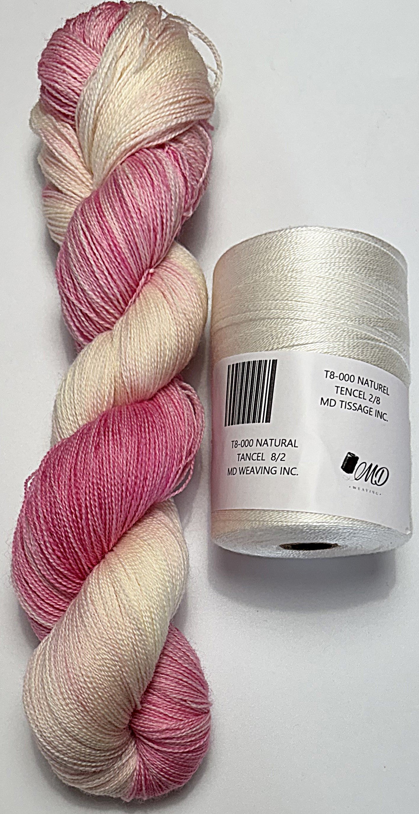 Ensemble de tissage d'écharpe, Merino / Tencel