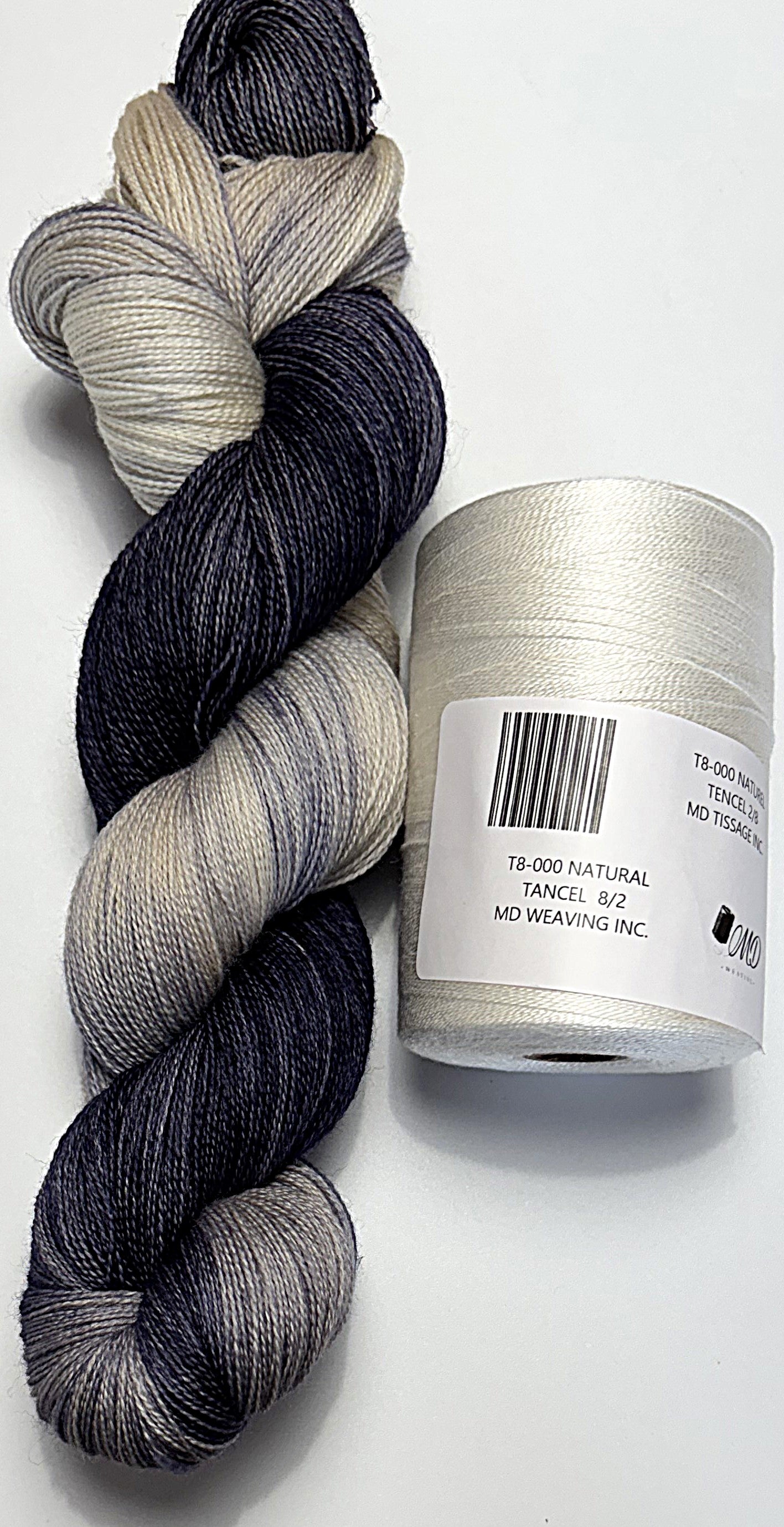 Ensemble de tissage d'écharpe, Merino / Tencel