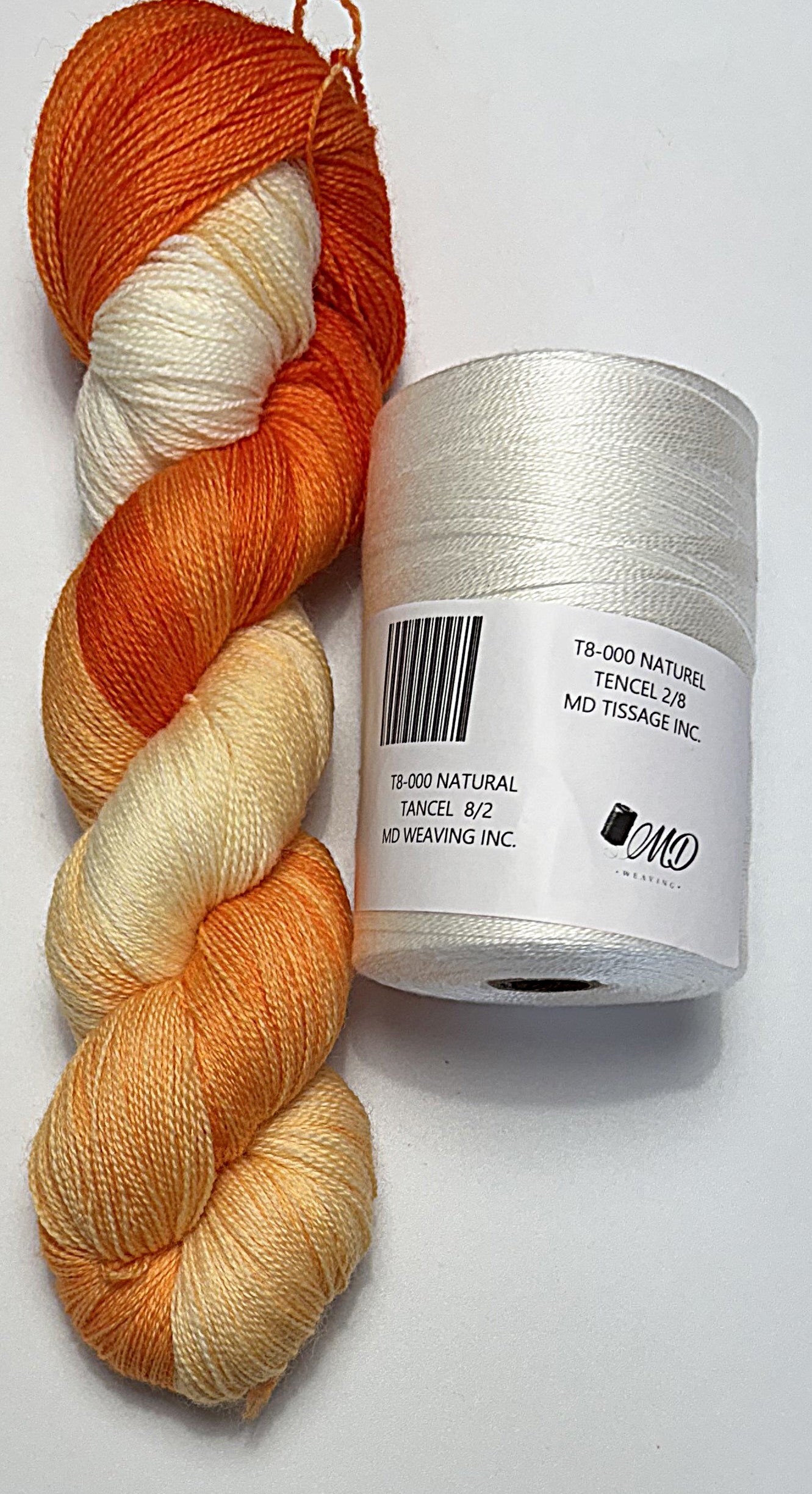 Ensemble de tissage d'écharpe, Merino / Tencel