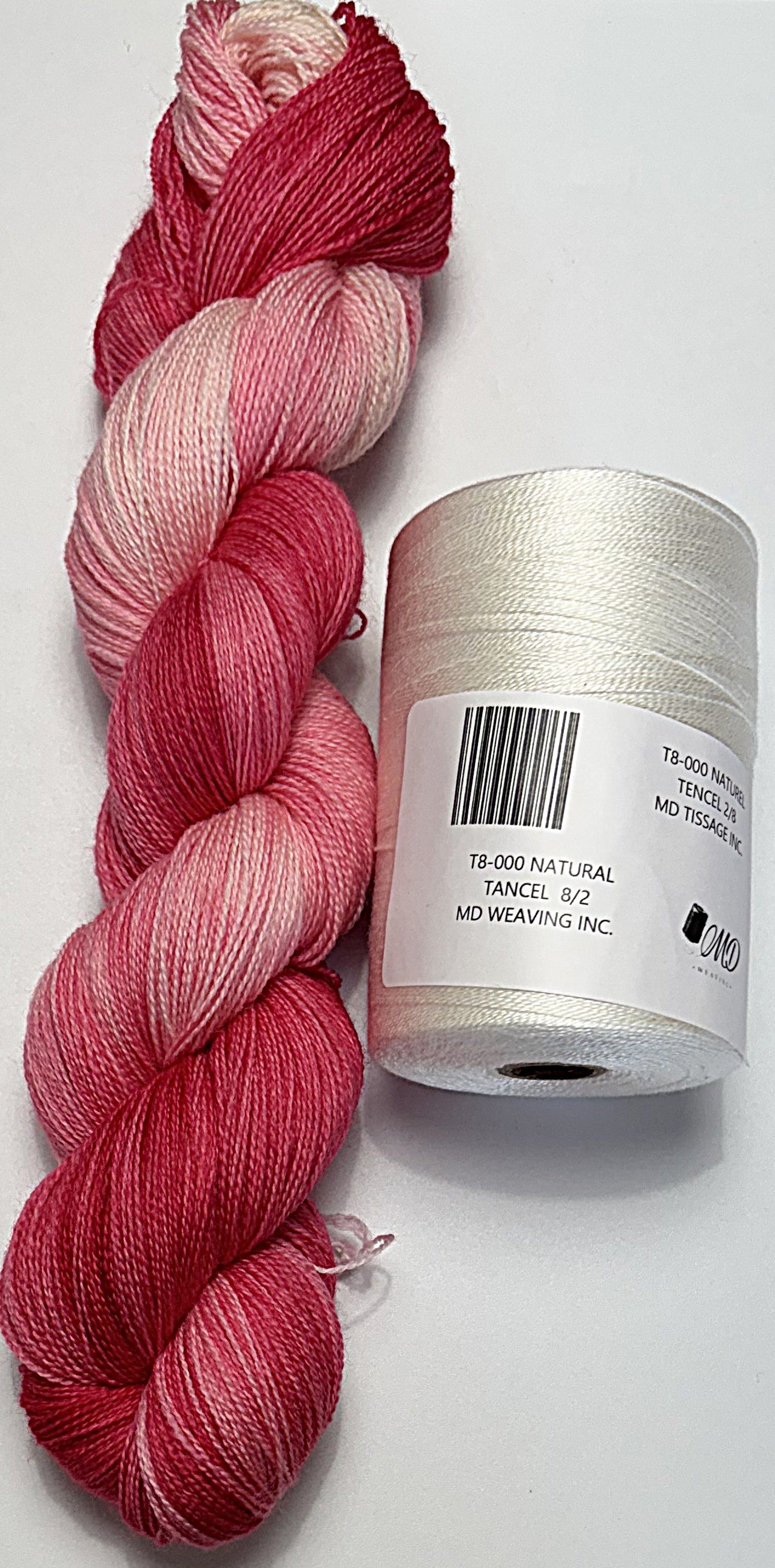 Ensemble de tissage d'écharpe, Merino / Tencel