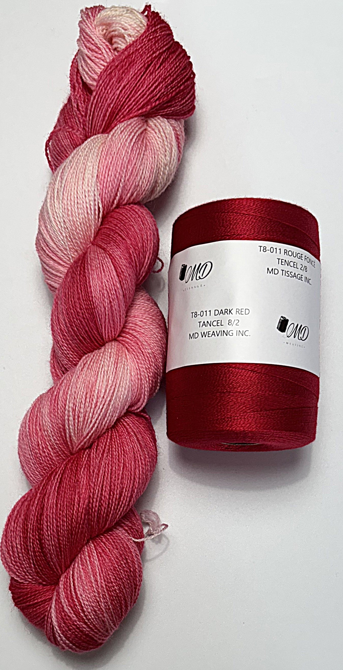 Ensemble de tissage d'écharpe, Merino / Tencel