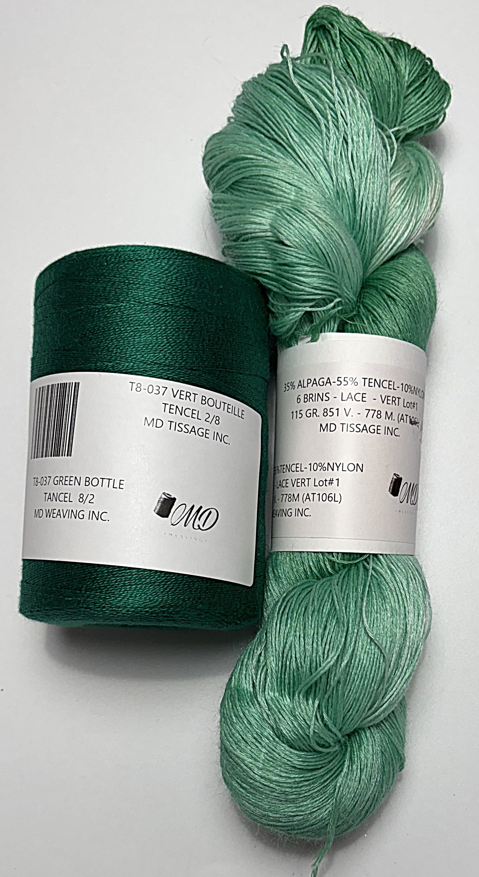 Enssemble de tissage d'écharpe, Alpaga Tencel
