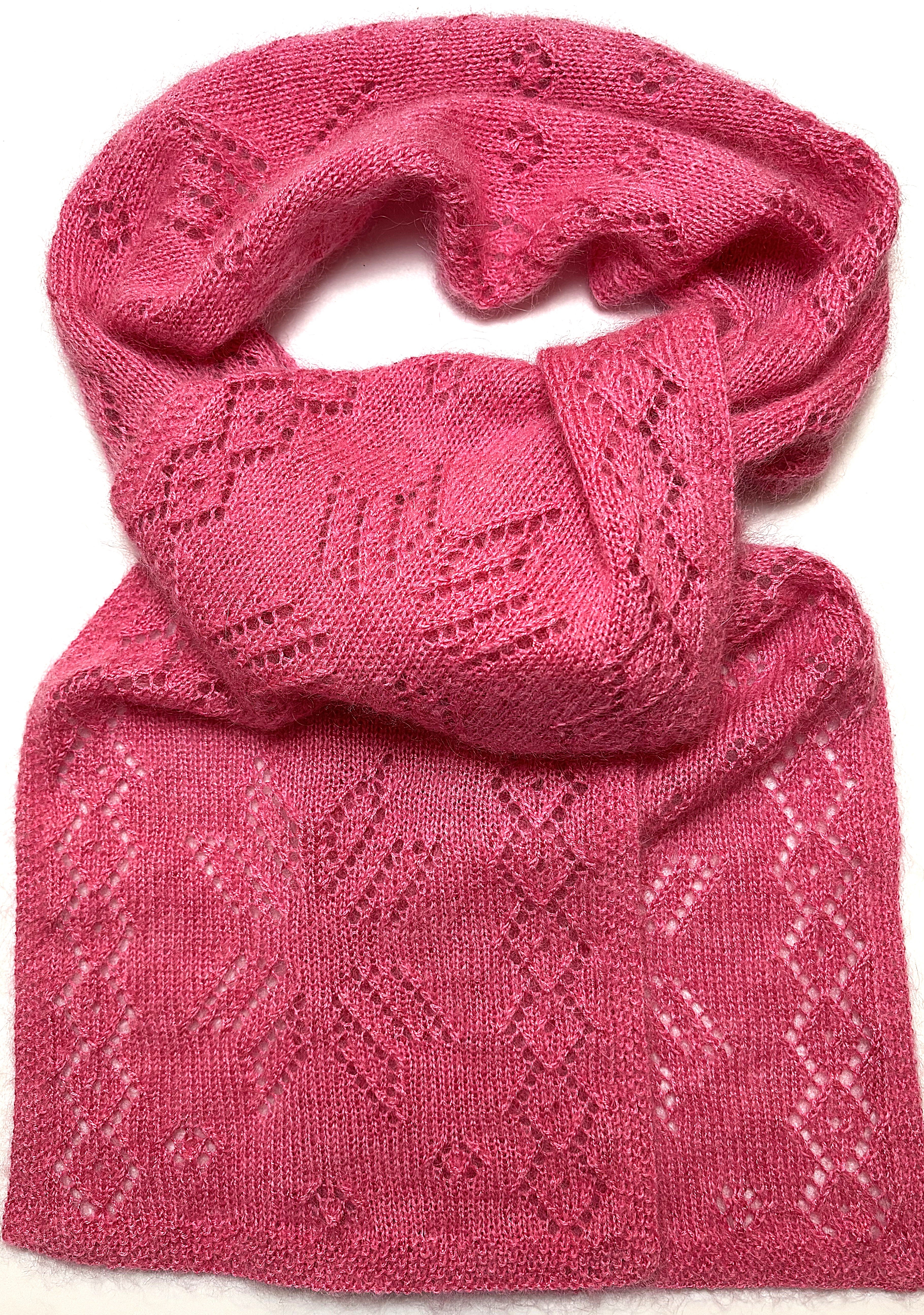 Ensemble pour foulard en Tencel et Mohair (Tricot)